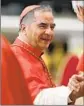  ?? Andrew Medichini AP ?? CARDINAL Angelo Becciu was sentenced to 51⁄2 years in prison.