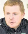  ??  ?? NEW GAFFER Neil Lennon