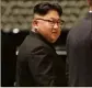  ??  ?? Kim Jong Un a fait une sortie publique hier.