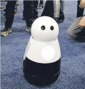  ?? Picture: AP. ?? Mayfield Robotics’ Kuri home robot unveiled at the CES Internatio­nal Show in Las Vegas at the weekend.