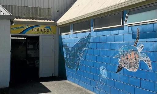  ?? PHOTO: SUPPLIED ?? Taihape pool entrance