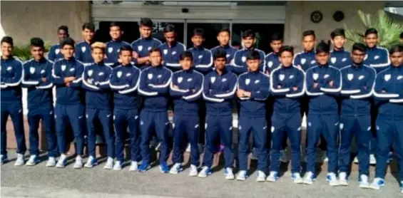  ??  ?? The Indian U-17 team begin their World Cup campaign against USA on October 6.