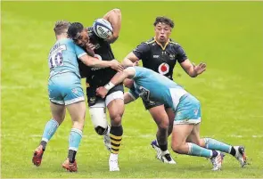  ?? Photo Icon Sport ?? Le club des Wasps a été placé sous tutelle entraînant le licencieme­nt de tous les joueurs. Celui de Worcester en liquidatio­n judiciaire.