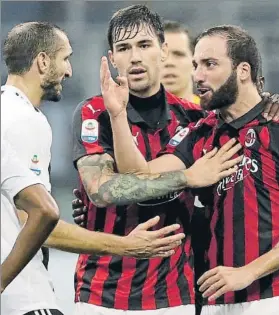  ?? FOTO: AP ?? Higuaín busca revancha En noviembre falló un penalti y vio la roja ante la Juventus