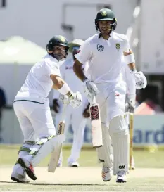  ?? BACKPAGEPI­X ?? DEAN ELGAR and Aiden Markram will have a chance to solidify their presence in the Test line-up when they face Pakistan. |