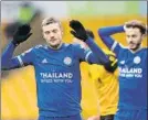  ?? FOTO: GETTY ?? Vardy no salió de titular y no marcó