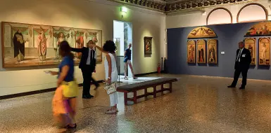 ??  ?? Capolavori
Una delle sale della Gallerie dell’Accademia a Venezia
Questi giorni sono un’occasione per riscoprire i musei della regione