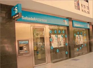  ?? Foto: especial ?? Sabadell es un banco español que desde el 2014 se encuentra en el país operando como sofom y desde el 2014 como banco.