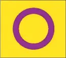  ??  ?? El logo intersex va ser creat el 2013 per Morgan Carpenter, activista australià intersex