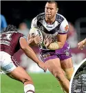  ?? PHOTO: GETTY IMAGES ?? Asofa-Solomona plays for the NRL’s Melbourne Storm.
