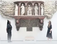  ??  ?? The Monument Of Marchese Spinetta Malaspina at the V&A Museum.