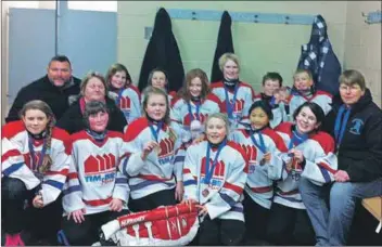  ?? - Submitted ?? Brooke Pineo, 11, from Berwick, loves playing ringette because its fun and fast! “I shoot, pass and skate really fast! Also I like being part of a team with my friends.”