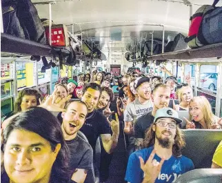  ?? KYLE BOULAY/SHARETHEBU­S ?? Sharethebu­s shuttled music fans from Montreal, Ottawa, Quebec and Toronto to Rockfest in Montebello, in the Outaouais region, last summer.