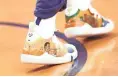  ??  ?? Suns forward Kelly Oubre Jr. wears shoes in honor of Black History Month.