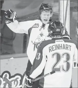  ?? Stuart Gradon/calgary Herald ?? The Kootenay Ice were supposed to be in a rebuilding year, but you’d never know it from their hot performanc­e in January.