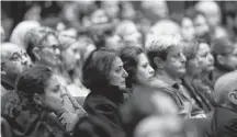  ??  ?? ERIC WYNNE/CHRONICLE HERALD PHOTOS
The Rebecca Cohn Auditorium in Halifax was packed Saturday for a vigil to the victims of Wednesday’s Ukraine Internatio­nal Airlines crash.