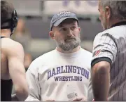  ??  ?? File, Jeremy Stewart / RN-TDarlingto­n wrestling coach Kelly McDurmon and the Tigers will be at the Area 3-A Duals on Saturday at Trion High School.