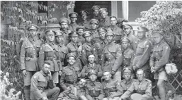  ?? ?? The Jewish Legion, set up in 1917 a battalion of the Royal Fusiliers