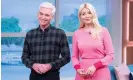  ?? Beleaguere­d … Phillip Schofield and Holly Willoughby. Photograph: S Meddle/ITV/Rex/ Shuttersto­ck ??