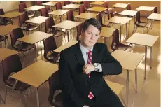  ?? THE CANADIAN PRESS/DAVE CHIDLEY ?? Matt Reid, chair of the Thames Valley District School Board, is considerin­g adopting later start times for the benefit of its high school students in London, Ont.