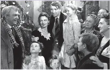  ??  ?? REDEMPTION: It’s A Wonderful Life, starring James Stewart, shows the value of compassion