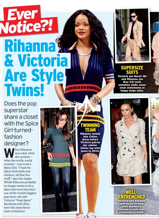 Ever Notice?! Rihanna & Style Twins!