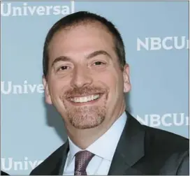  ?? PHOTO BY EVAN AGOSTINI — INVISION — AP, FILE ?? In this file photo, “Meet the Press” moderator Chuck Todd attends the 2018 NBCUnivers­al Upfront in New York.