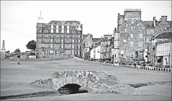  ?? CAMERON HEWITT/RICK STEVES’ EUROPE PHOTOS ?? To reserve a tee time at the scenic Old Course of the St. Andrews Links, you’ll need to book a year ahead.