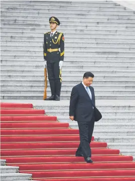  ?? Photo / AP ?? Xi Jinping needs to confront economic reality without appearing weak in Washington.