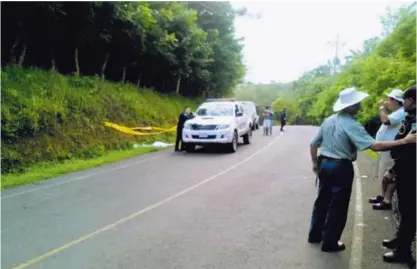  ?? ANDRÉS GARITA ?? El atropello ocurrió en la carretera principal de Paquera, en la península de Nicoya.