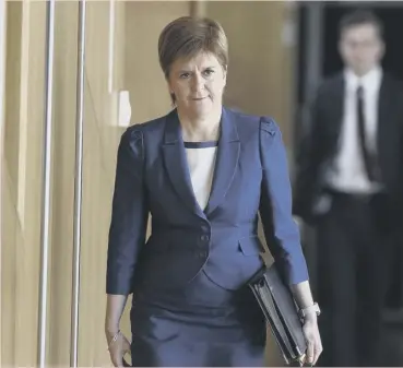  ??  ?? 0 Nicola Sturgeon has been accused of being a ‘First Minister who behaves like a President’