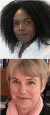  ??  ?? TO JOBS: Mbuso Khoza and Linda Gibson