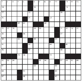 Crossword No 746: A Wee Puzzle PressReader