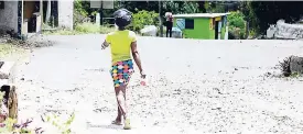  ?? LIONEL ROOKWOOD ?? Life in Cedar Valley, St Thomas, is very quiet. Residents say they would love some job opportunit­ies for youth who are not interested in farming.