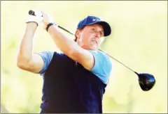  ?? AFP ?? Phil Mickelson, a three-time green jacket winner, was set to play at the PGA Houston Open ahead of the Masters next week, where he could become the oldest champion at the age of 46.