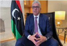  ?? Reuters ?? Fathi Bashagha has been appointed Libya’s prime minister by the parliament in Tobruk