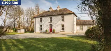  ??  ?? Ballyhitt House, Broadway, Co Wexford was sold by Sherry Fitz Haythornth­waite for €392,500 in September