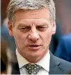  ??  ?? Prime Minister Bill English