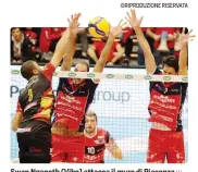  ?? LV ?? Swan Ngapeth (Vibo) attacca il muro di Piacenza