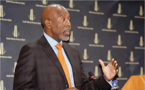  ?? /Gallo Images ?? Reserve Bank Governor Lesetja Kganyago on Thursday announced yet another rate hike to tame inflation. Higher borrowing costs are among the risks new ratings agency SAR said are impacting South Africa’s fiscal outlook.