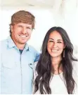  ??  ?? Chip and Joanna Gaines.