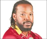  ??  ?? Chris Gayle