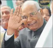  ?? DHEERAJ DHAWAN/HT ?? President Ramnath Kovind on his first visit to Lucknow.