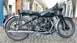  ??  ?? This Series C Black Shadow topped the Vincent list, and the whole sale, fetching over £47,000.