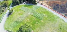  ??  ?? The call is going out to help create the Waihi Heritage Vision cross of crosses in the lead-up to Anzac Day.