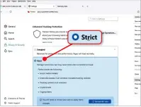  ?? ?? Set Firefox’s Enhanced Tracking Protection to Strict to block everything that follows you