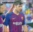  ??  ?? Sergi Roberto salió lesionado.