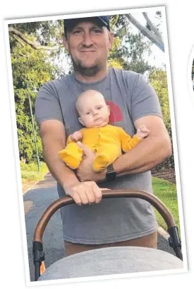  ?? Pictures: Contribute­d ?? TOP DAD: Garrett Hilton with daughter Evie.