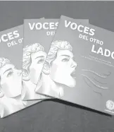  ?? /ALEJANDRA DE ÁVILA ?? Portada de "Voces del otro lado"