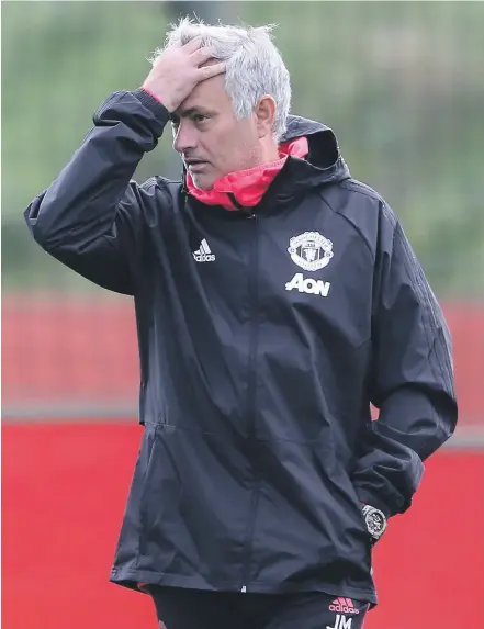  ?? EPA ?? Jose Mourinho is confident that his future at Manchester United is not under threat, despite recent results
